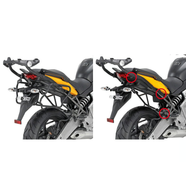 Kawasaki PLXR450 Versys 10- Pannier Holders